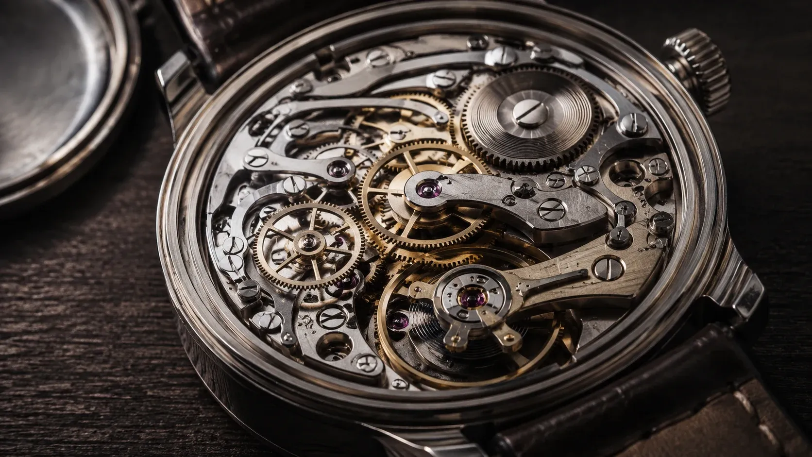 The movement of a mechanical watch